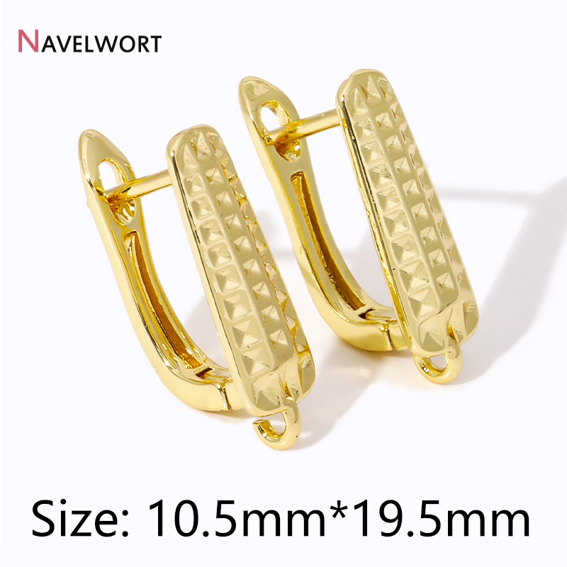 Gold Plated Jewelry - 18K Gold Plated Earring Fixtures Basic