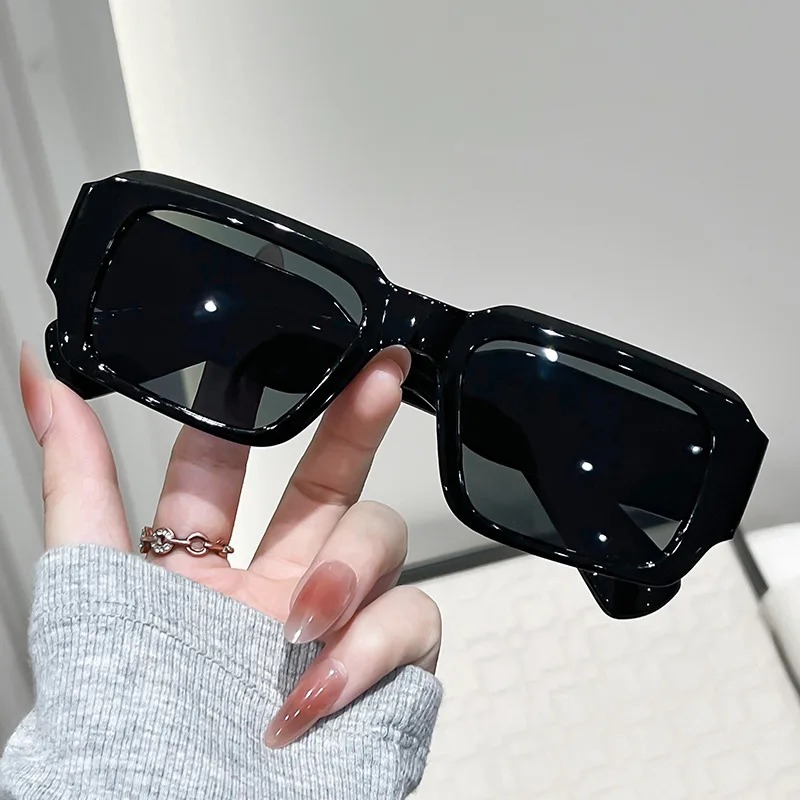 New Brand Rectangle Sunglasses - Designer Sunglasses ulasan dan harga