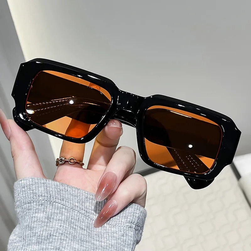 New Brand Rectangle Sunglasses - Designer Sunglasses ulasan dan harga