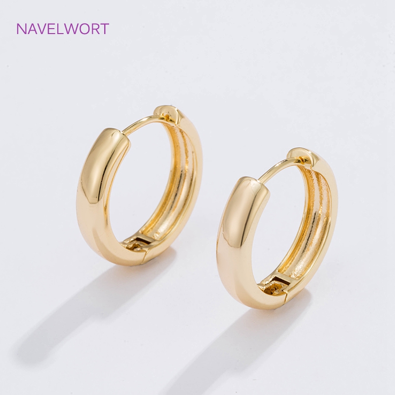 6 Sizes Gold Plated Circle Hoo - Gold Plated Jewelry ulasan dan harga