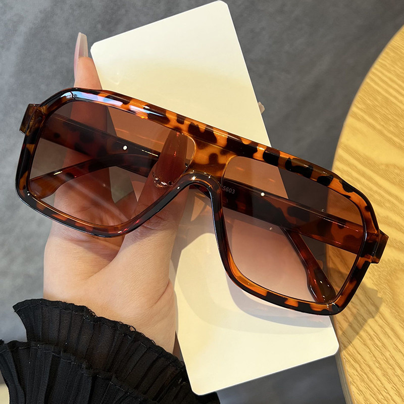 Oversized Square Anti Light Gl - Sunglasses Uv400 ulasan dan harga