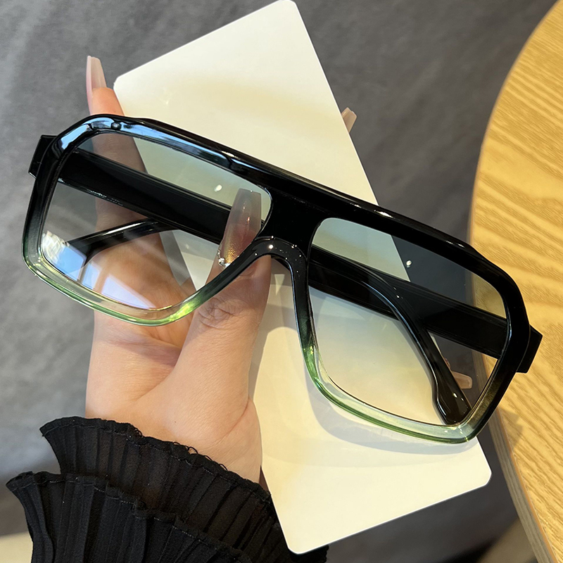 Oversized Square Anti Light Gl - Sunglasses Uv400 ulasan dan harga