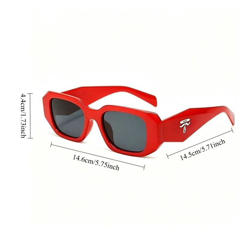 Vintage Square Unisex Men Wome - Designer Sunglasses ulasan dan harga