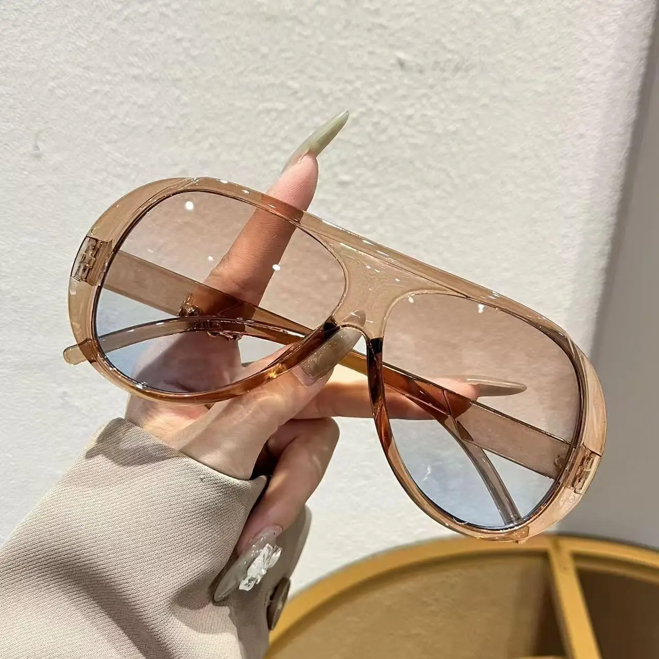 Oversized Sunglasses Women Fas - Sunglasses Uv400 ulasan dan harga