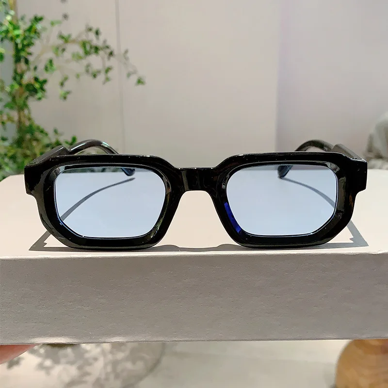 Vintage Rectangle Frame Sungla - Designer Sunglasses ulasan dan harga